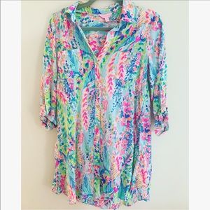 Lilly Pulitzer 🎀 Natalie CoverUp (Catch The Wave)